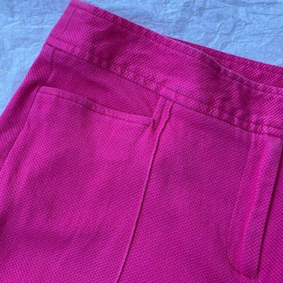 Marisa Christina Vintage Barbie Core Pink Cotton High Waist Cropped Pants SZ 10 - Picture 6 of 9
